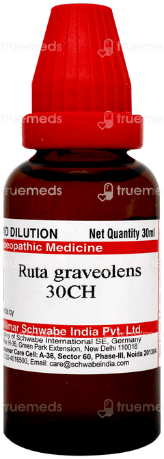 Dr Willmar Schwabe Ruta Graveolens 30Ch Dilution 30Ml